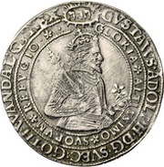 4 Mark - Gustav II Adolf Crowned head; type III obverse image