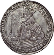 1 Riksdaler - Gustav II Adolf Crowned head; type III obverse image