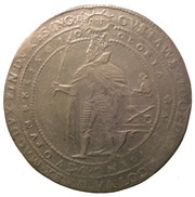 1 Riksdaler - Kristina Type I, Sweden, 1633 reverse image