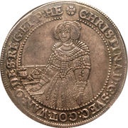 1 Riksdaler - Kristina Type II obverse image