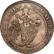 1 Riksdaler - Kristina Type II, Sweden, 1639 reverse image