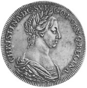 1½ Riksdaler - Kristina 8 Mark obverse image