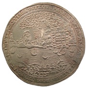 2 Riksdaler - Karl IX Founding of Göteborg reverse image