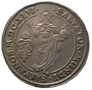 2 Riksdaler - Kristina Type I, Sweden, 1644-1647 reverse image