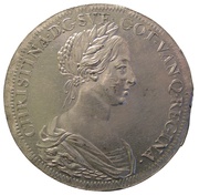 2 Riksdaler - Kristina Type II; 8 Mark obverse image