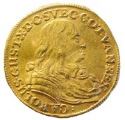 1 Ducat - Karl X Gustav Type I obverse image
