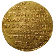 16 Mark - Gustav II Adolf Coronation of Maria Eleonora obverse image