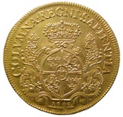 5 Dukater - Kristina, Sweden, 1649 reverse image