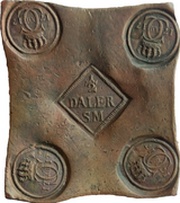 ½ Daler Silvermynt - Charles XII Type III obverse image