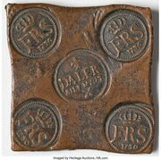 ½ Daler Silvermynt - Frederick I obverse image