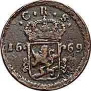 1 Öre Silvermynt - Charles XI obverse image