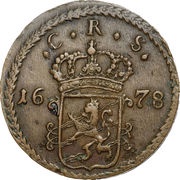 1 Öre Silvermynt - Charles XI obverse image