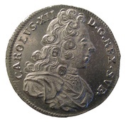 1 Mark - Charles XII Type I obverse image