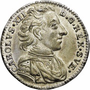 1 Mark - Charles XII Type II obverse image