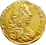 ¼ Dukat - Charles XII obverse image