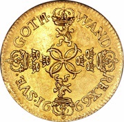 1 Ducat - Charles XI Type IX, X reverse image