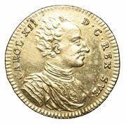 1 Ducat - Charles XII Smelting of gold by O.A. Paykull obverse image