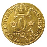 1 Ducat - Charles XII Type IV, Sweden, 1712-1717 reverse image