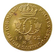2 Dukater - Charles XII, Sweden, 1702-1704 reverse image