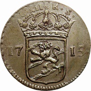 1 Öre Silvermynt - Charles XII obverse image