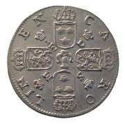 1 Carolin - Charles XII reverse image