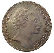 2 Mark - Charles XII Funeral of Charles XII obverse image