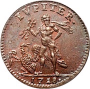 1 Daler Silvermynt - Charles XII Jupiter obverse image