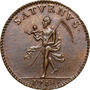 1 Daler Silvermynt - Charles XII Saturn obverse image