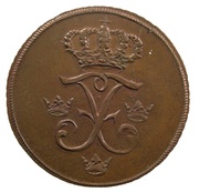 1 Öre Silvermynt - Frederick I obverse image
