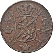 2 Öre Silvermynt - Adolf Fredrik obverse image