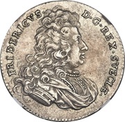 1 Mark - Frederick I 1st portrait obverse image