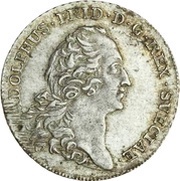 ¼ Riksdaler - Adolf Fredrick obverse image