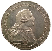 2 Mark - Adolf Fredrik Funeral of Adolf Fredrik obverse image