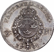 ⅓ Riksdaler - Gustav III, Sweden, 1778-1789 reverse image