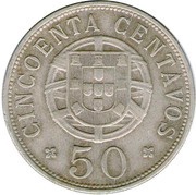 50 Centavos reverse image