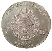 ⅓ Riksdaler - Gustav IV Adolf 2nd portrait, Sweden, 1798 reverse image