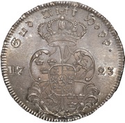 ½ Riksdaler - Frederick I 1st portrait, Sweden, 1723-1736 reverse image