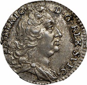 ¼ Dukat - Frederick I Silver pattern strike obverse image