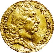 ¼ Dukat - Frederick I obverse image