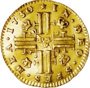 ¼ Dukat - Frederick I, Sweden, 1730-1740 reverse image