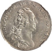 ½ Riksdaler - Adolf Fredrik obverse image