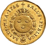 ¼ Dukat - Adolf Fredrik, Sweden, 1754-1755 reverse image