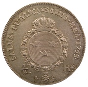 ½ Riksdaler - Adolf Fredrik, Sweden, 1767-1768 reverse image