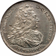 1 Riksdaler - Frederick I Liberation War obverse image