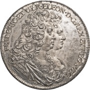 1 Riksdaler - Frederick I and Ulrika Eleonora obverse image