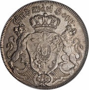 1 Riksdaler - Frederick I and Ulrika Eleonora, Sweden, 1731 reverse image