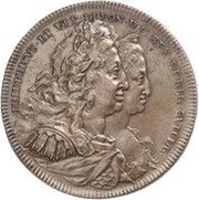 1 Riksdaler - Frederick I Type II; pattern strike obverse image