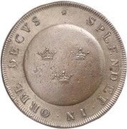 1 Riksdaler - Frederick I Type II; pattern strike reverse image