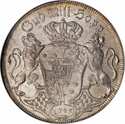 1 Riksdaler - Frederick I Type IV, Sweden, 1738-1748 reverse image