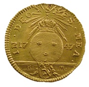 ½ Dukat - Frederick I Type V, Sweden, 1747 reverse image